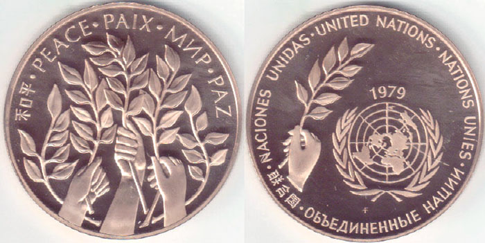 1979 United Nations Peace Medallion A004218